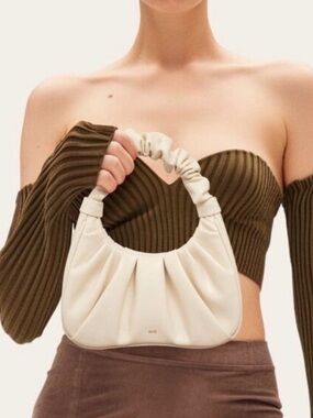 JW PEI Elegant Cream Shoulder Bag